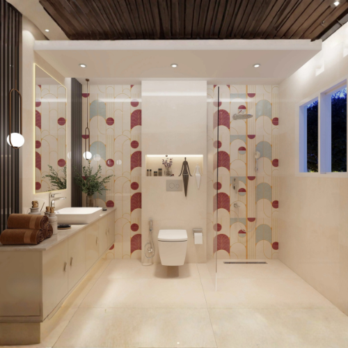 Kaleidoscope Harmony artistic simple bathroom design