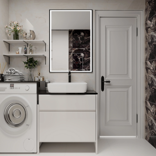 Teal Tranquility second bathroom design