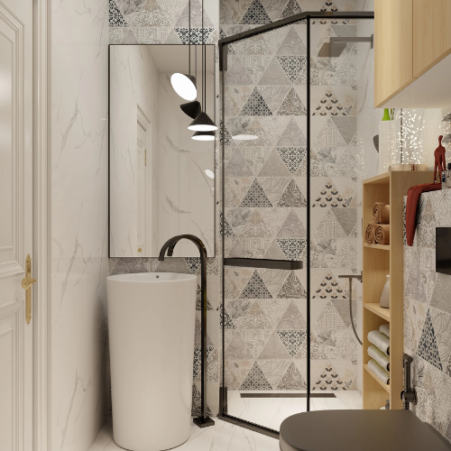 Moroccan Mirage space saving bathroom design