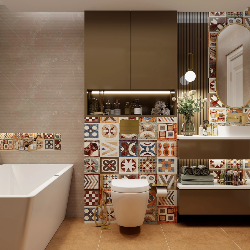 Teal Tranquility bathroom design