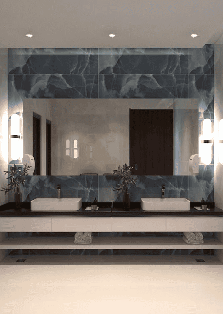 Office washroom design