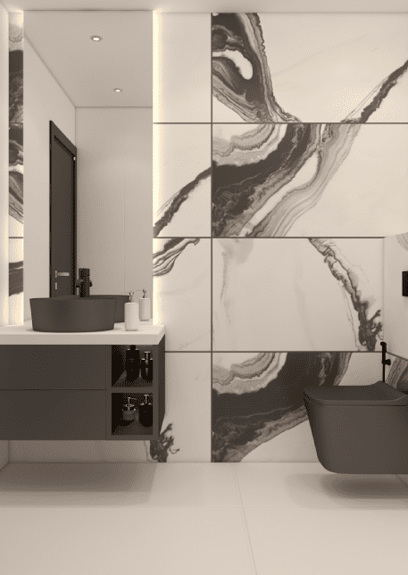 Powder washroom design